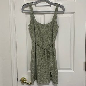 Tie Waist Mini Dress (Abercrombie)
